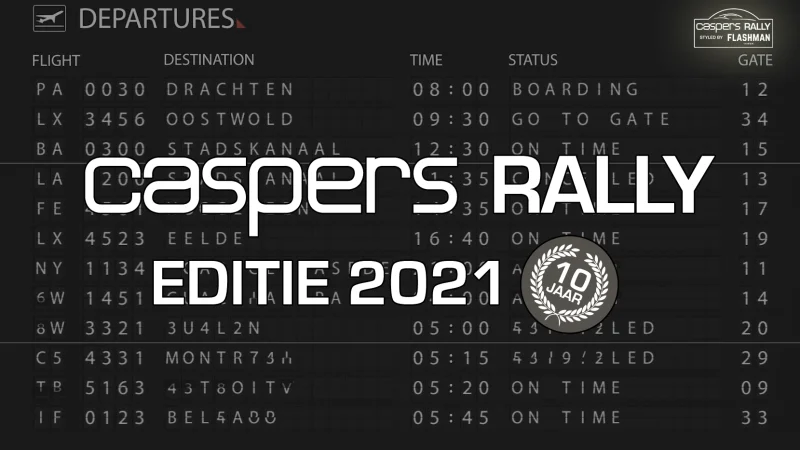 preview afbeelding bij artikel Impressie Caspers Rally 2021